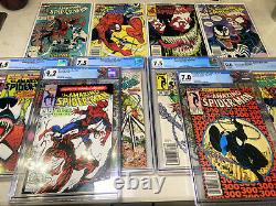 13 Amazing Spider-man Comic Lot 298 299 300 361 1st Venom Carnage CGC Newsstand