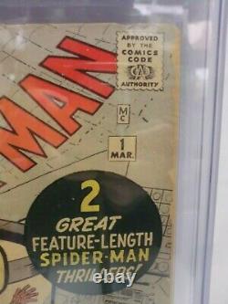 1963 Amazing Spider-man #1 Cgc 3.5 1st App J Jonah Jamesson Chameleon 35001 U. S