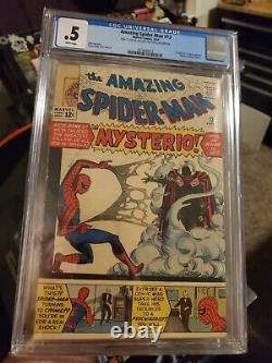 1964 Amazing Spider-Man 13 cgc 0.5 or. 5 1ST MYSTERIO App Marvel Silver Age Key
