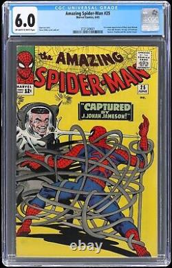 1965 Marvel The Amazing Spider-Man #25 CGC 6.0 1st Cameo of Mary Jane Watson