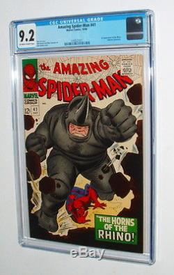 1966 Amazing Spider Man Issue #41 First Apearance Rhino Comic Stunning Cgc 9.2