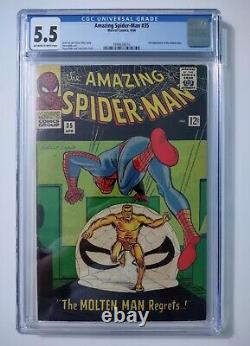 1966 Amazing Spider-Man 35 CGC 5.5 4/66 Marvel Comics Silver Age Molten Man60s