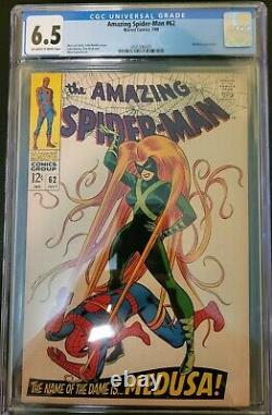 1968 Marvel Comics Amazing Spider-Man Issue #62 Medusa appearance! CGC 6.5
