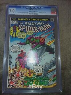 1973 Marvel The Amazing Spider-man #122 Death Of Green Goblin Cgc 7.0 Movie