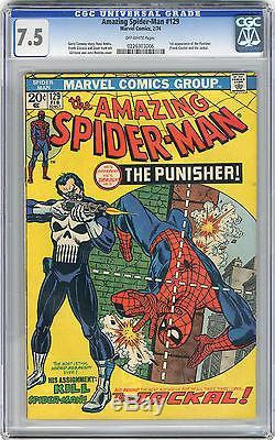 1974 Amazing Spider-Man 129 CGC 7.5 1st Punisher