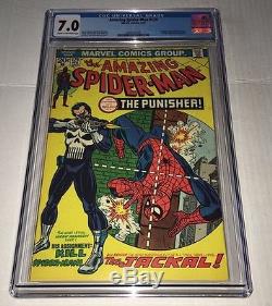 1974 Marvel Amazing Spider-Man Comic Book #129 1st Punisher Bronze Key CGC 7.0