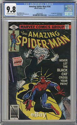 1979 Amazing Spider-Man 194 CGC 9.8 1st Black Cat