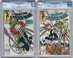1988 Amazing Spider-Man 298 & 299 CGC 9.8 Venom Cameo