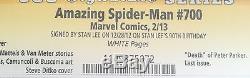 2013 The Amazing Spiderman 700 Cgc 9.8 Stan Lee 90th Birthday Autograph Ditko
