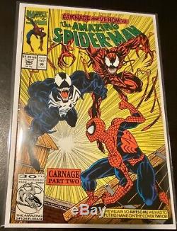 9.2 CGC Amazing Spider-Man #361 NEWSSTAND 1st App Carnage, #362 & 363 Comic Lot