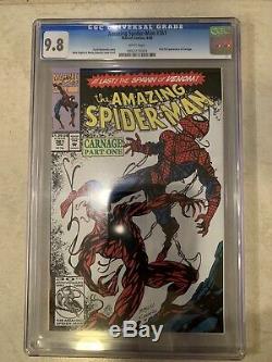 9.8 CGC The Amazing Spider-Man #361 1st CARNAGE Appearance