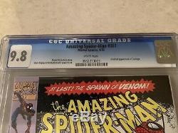 9.8 CGC The Amazing Spider-Man #361 1st CARNAGE Appearance