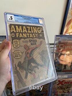 AMAZING FANTASY #15 CGC. 5 1ST APPEARANCE SPIDER-MAN Complete No Missing Pages