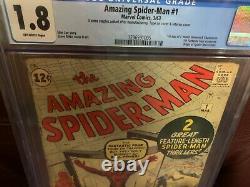 AMAZING SPIDER-MAN #1 CGC 1.8 nicest 1.8 you will find beautiful book