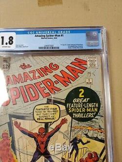 AMAZING SPIDER-MAN # 1 CGC 1.8 off white pages movie time