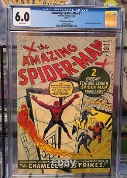 AMAZING SPIDER-MAN #1 COMIC (1963) Grade CGC 6.0 Golden Record Reprint