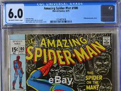 AMAZING SPIDER-MAN #100 (Marvel, Sept 1971) CGC 6.0 (FN) 100th Anniversary Issue
