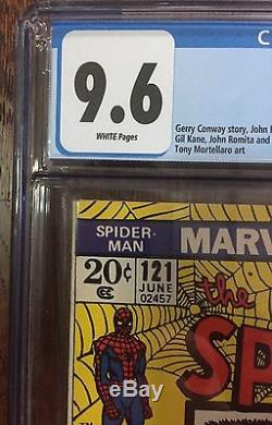 Amazing Spider-man #121 Cgc 9.6 White Pages Death Of Gwen Stacy Green Goblin