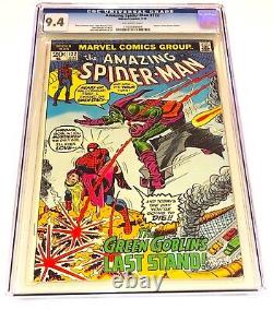 AMAZING SPIDER-MAN #122 Death of The GREEN GOBLIN 1973 CGC 9.4 beauty