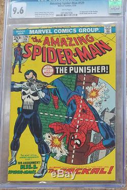 AMAZING SPIDER-MAN #129 1st PUNISHER CGC 9.6 White Pages & Perfect Wrap