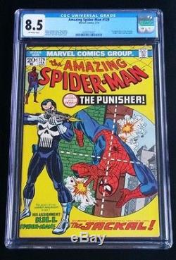 Amazing Spider-man #129 Cgc 8.5 (very Fine+) 1st Punisher Netflix (marvel)