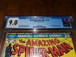 AMAZING SPIDER-MAN #129 CGC 9.0 1st Appearance of The Punisher