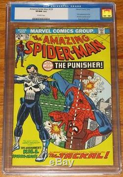 AMAZING SPIDER-MAN #129 CGC 9.0 VF/NM 1st Punisher Appearance 1974 OLD LABEL NR