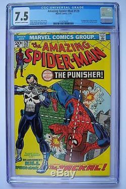 AMAZING SPIDER-MAN #129 Marvel CGC 7.5. 1st PUNISHER appearance
