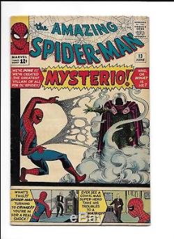 AMAZING SPIDER-MAN 13 CGC 6.0 Mysterio Marvel Comics 1964