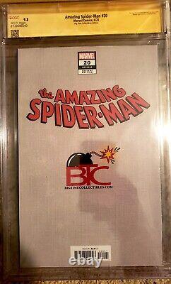 AMAZING SPIDER-MAN #20 CGC SS 9.8 ARIEL DIAZ TRADE With Double Remark 1st MARVEL