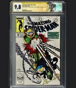 AMAZING SPIDER-MAN 298 CGC 3X SS 9.8 STAN LEE TODD MCFARLANE With SKETCH MINT
