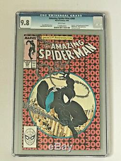 AMAZING SPIDER-MAN #300 CGC 9.8 White Pages 1988 Marvel 1st Venom Todd McFarlane