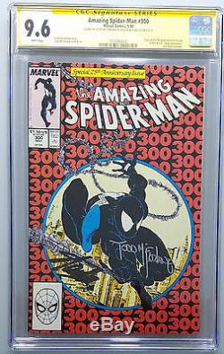 Amazing Spider-man #300 Cgc Ss 9.6 Double Signed Todd Mcfarlane And Stan Lee