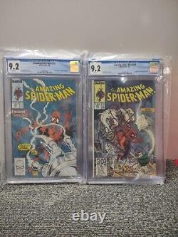 AMAZING SPIDER-MAN #302 & #303 CGC NM 9.2 High Grade! Comic book Set