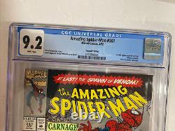 AMAZING SPIDER-MAN #361 2nd Prt (Marvel, 1992) CGC 9.2 1st Full App CARNAGE