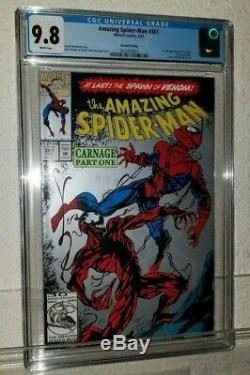 AMAZING SPIDER-MAN #361 2nd print CGC 9.8 NM/MT 1st Appearance of CARNAGE Marvel