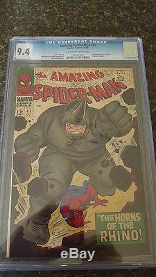 Amazing Spider-man #41, Marvel Comics, 10/66, Cgc 9.4
