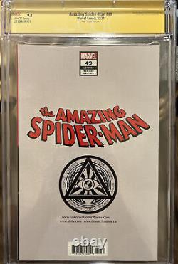 AMAZING SPIDER MAN #49 LGY 850 Virgin SIGNED & SKETCHED BY KAEL NGU CGC 9.8