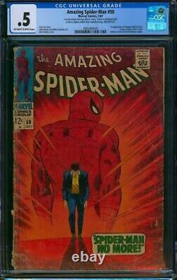 AMAZING SPIDER-MAN #50 CGC 0.5? 1st Appearance of KINGPIN? Marvel Comic 1967