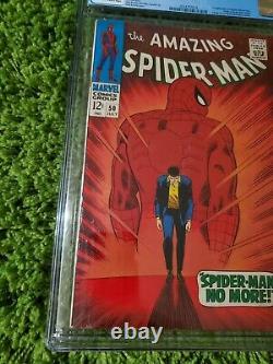 AMAZING SPIDER-MAN #50 CGC 4.5 1967 OWithW Pages FIRST APPEARANCE OF KINGPIN