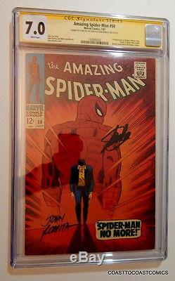 Amazing Spider-man #50 Cgc Signature Series Romita & Stan Lee White Pages