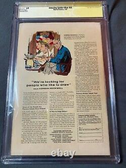 AMAZING SPIDER-MAN #50 CGC SS by Stan Lee 6.0