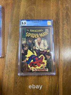 AMAZING SPIDER-MAN #51 CGC 5.5 2nd app & 1st cover Of KINGPIN 1967 Marvel MCU