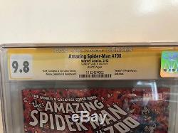 AMAZING SPIDER-MAN 700 CGC 9.8 SS Signed by Stan Lee