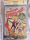 Amazing Spiderman #1 Cgc 9.0 Signed Stan Lee Reprint After Fantasy #15