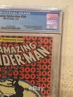 AMAZING SPIDERMAN #300 CGC 9.8 1st VENON MARVEL 1988