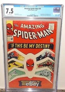 AMAZING SPIDERMAN #31 CGC 7.5 1st APPEARANCE GWEN STACY NO RESERVE