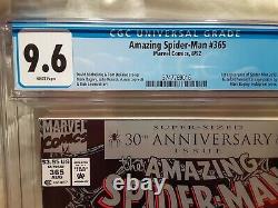 AMAZING SPIDERMAN #365 NEWSSTAND CGC 9.6 NM+ 1st Spiderman 2099