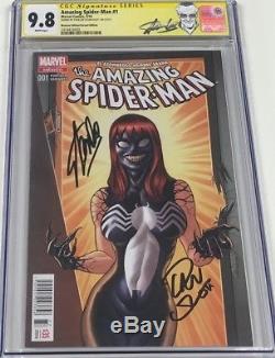 ASM Amazing Spiderman #678 Mexico Variant Signed Stan Lee & Dan Slott CGC 9.8 SS