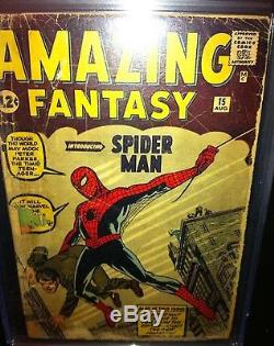 Amazing Fantasy 15 1962 1st Spider-Man CGC 1.0